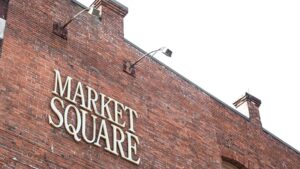 exterior of Victoria's Market Square in Old Town - Downtown Victoria, BC