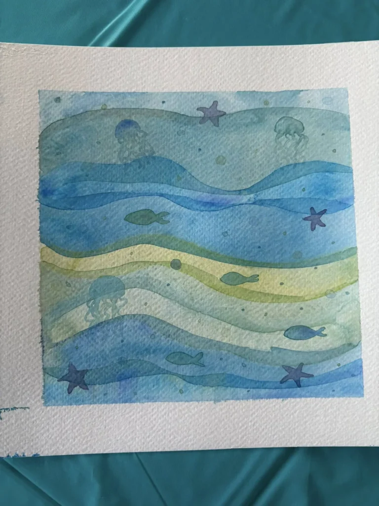 Ocean Serenity: Watercolour and Mindfulness Workshop