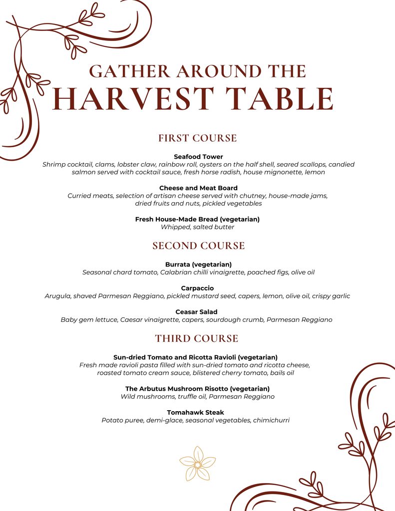 The Harvest Table at Brentwood Bay Resort